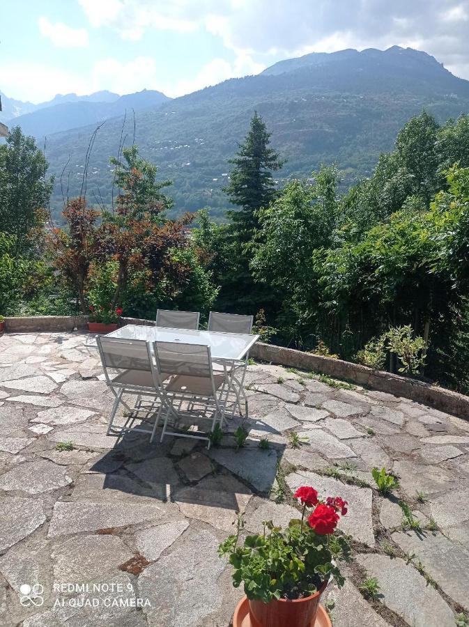 Rdc Villa Plein Sud Avec Vue Imprenable Briançon Exteriér fotografie
