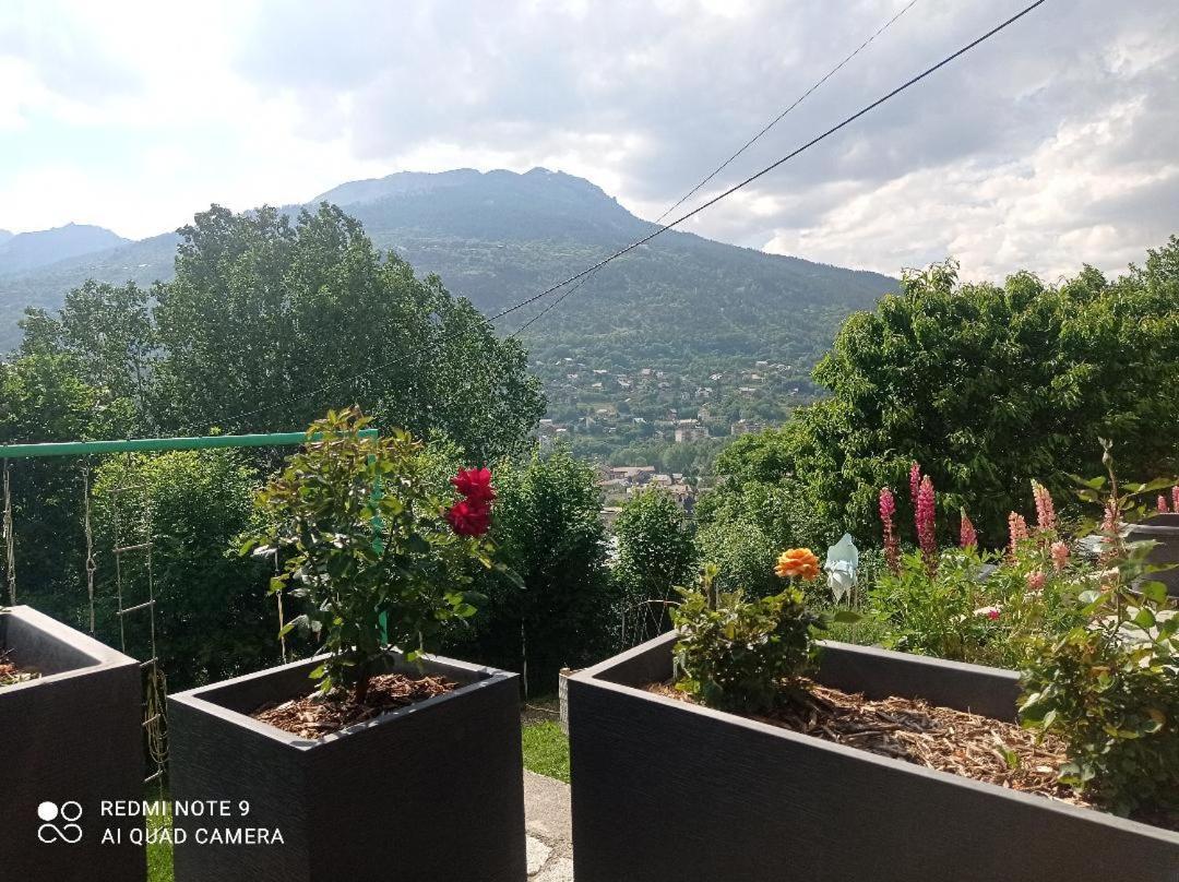 Rdc Villa Plein Sud Avec Vue Imprenable Briançon Exteriér fotografie