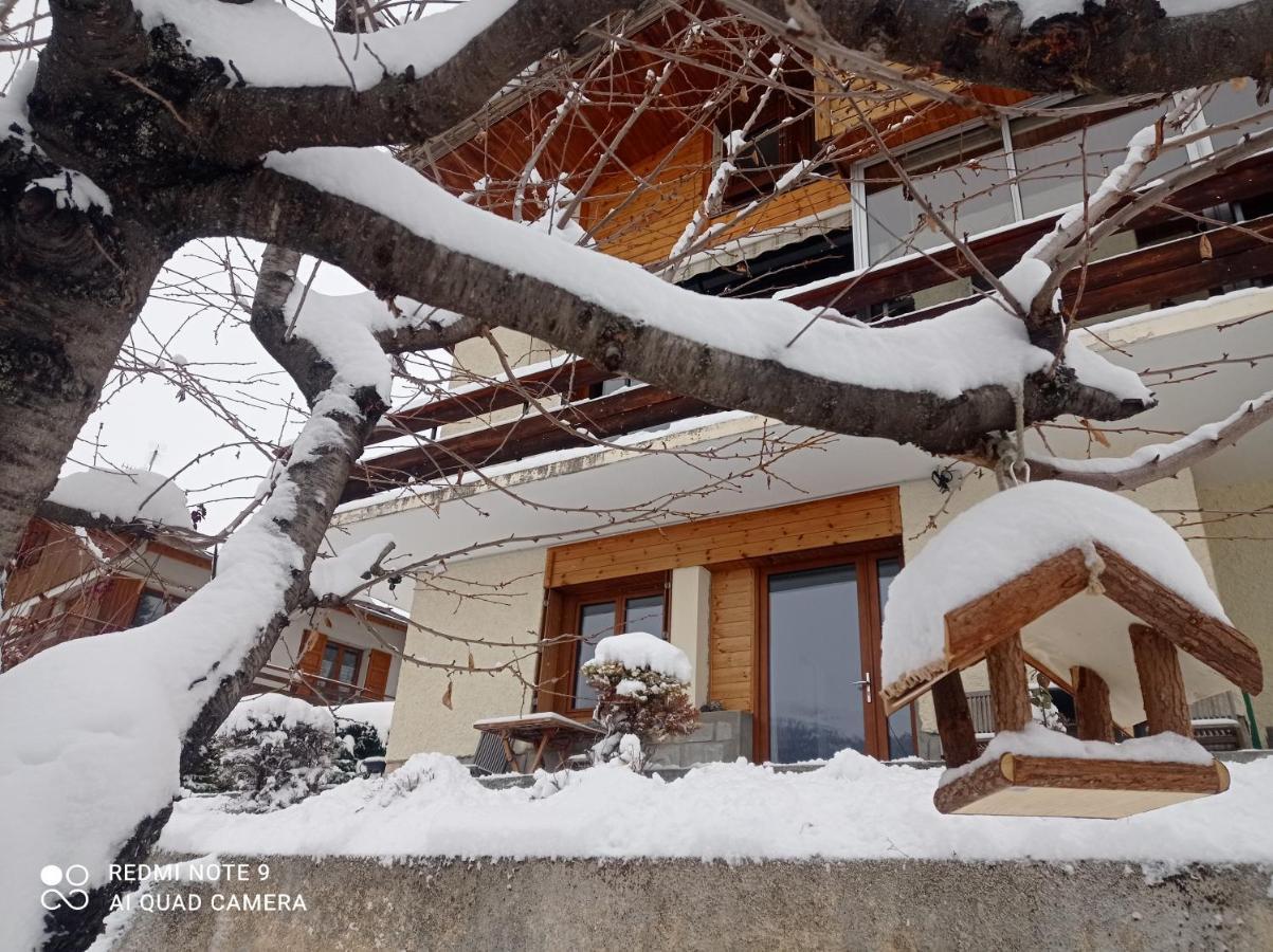 Rdc Villa Plein Sud Avec Vue Imprenable Briançon Exteriér fotografie