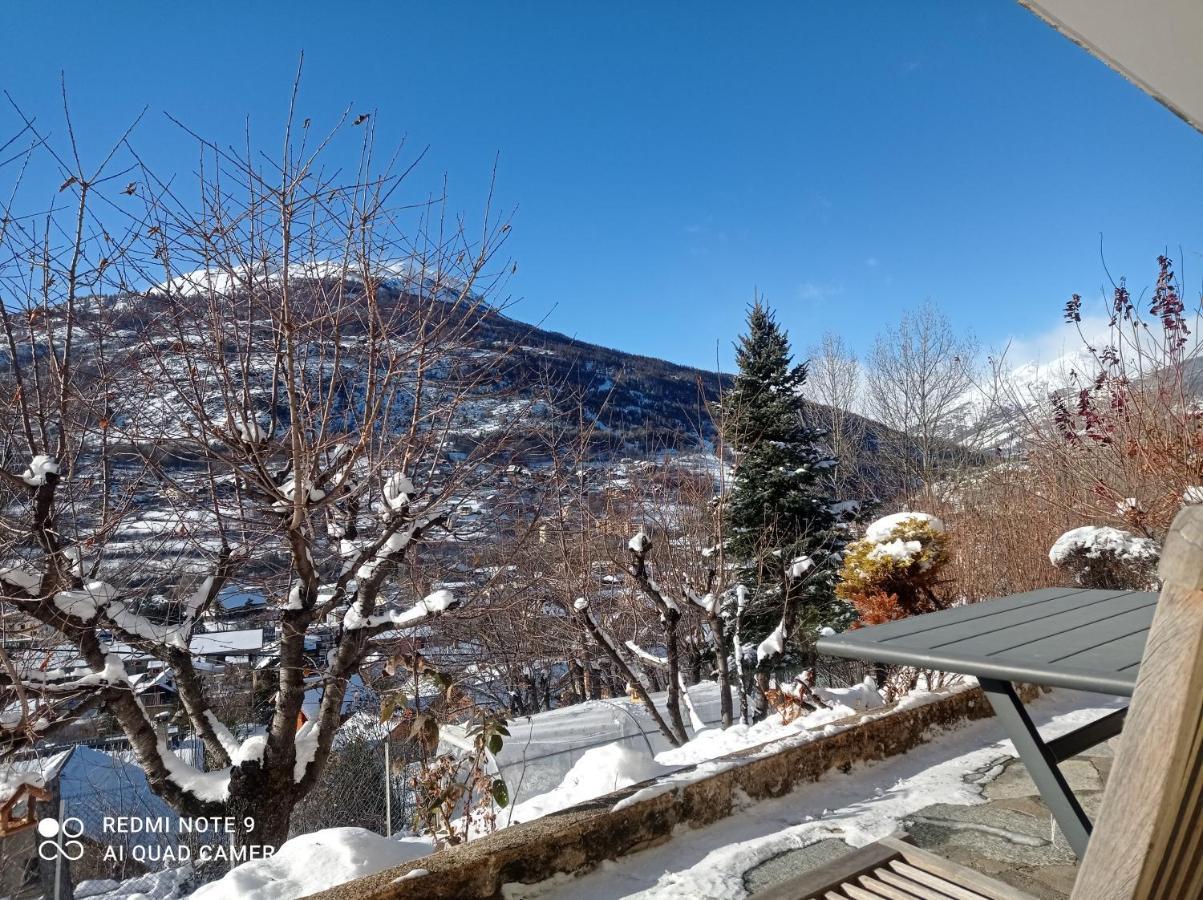 Rdc Villa Plein Sud Avec Vue Imprenable Briançon Exteriér fotografie
